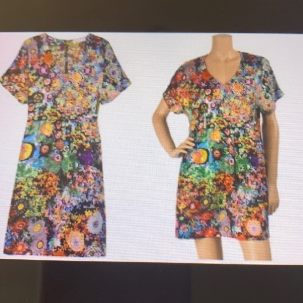 See by Chloe Floral Silk Mini Dress 8